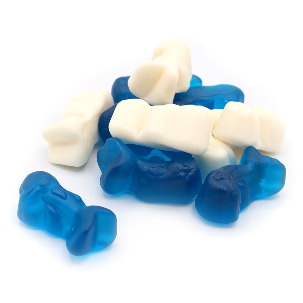 Kingsway Baby Dolphins colourful retro gummy sweets, part of PIC N SNACK's new pick 'n' mix range