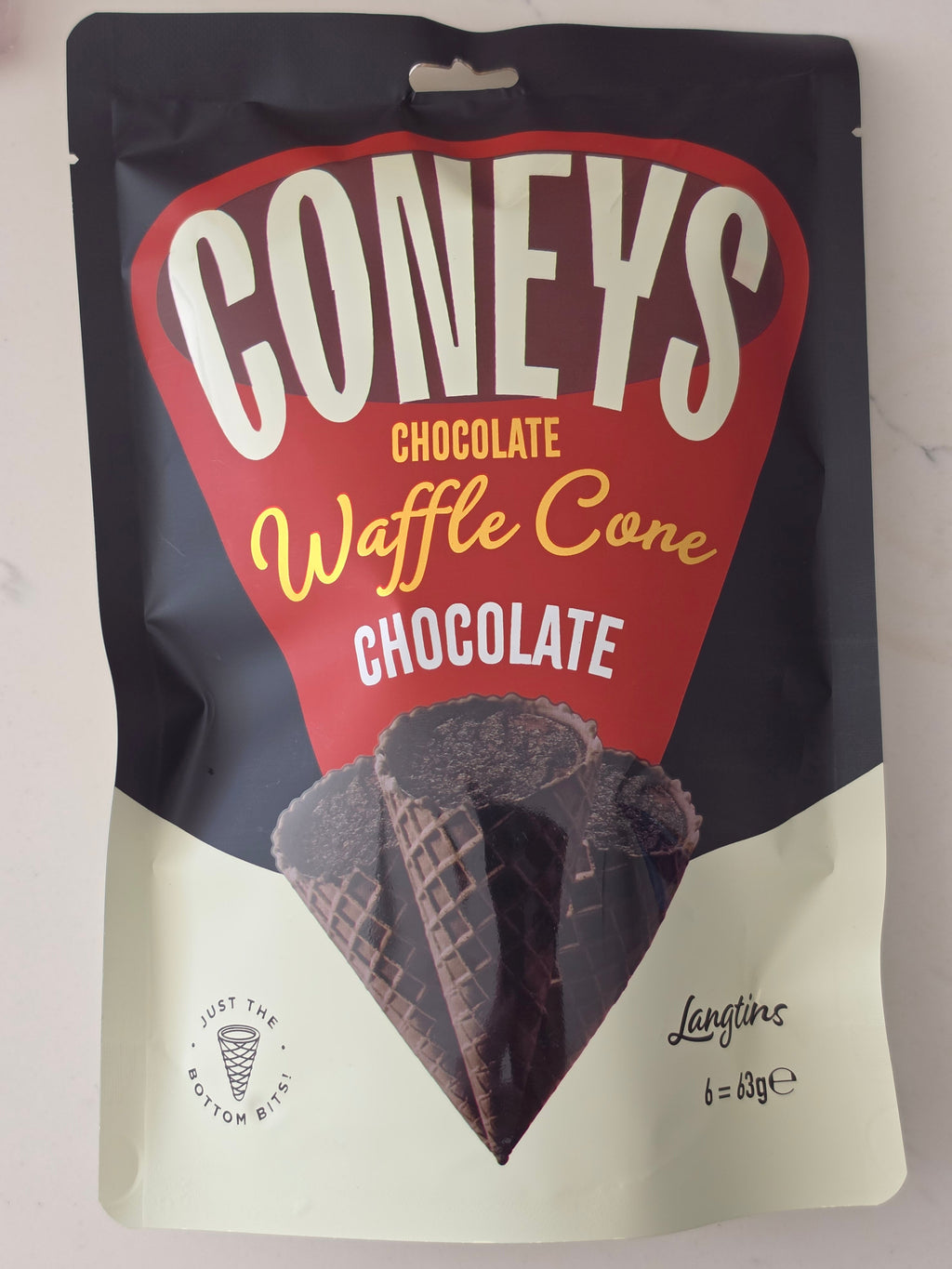 Coneys Wafer Chocolate 63g Bag