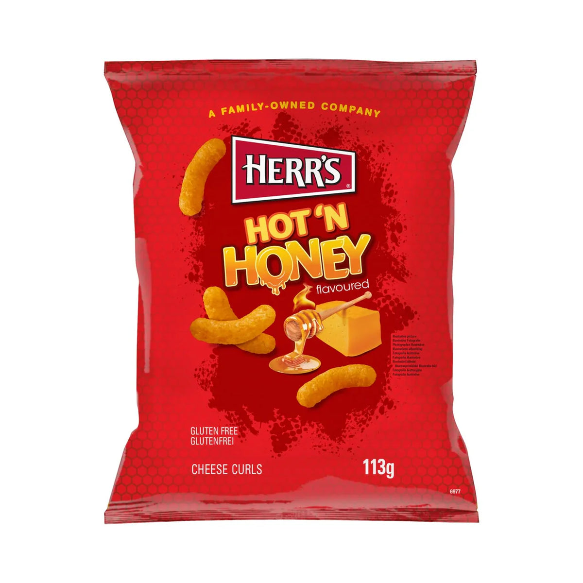 Herr's Herr's Hot 'N Honey Cheese Curls 113g