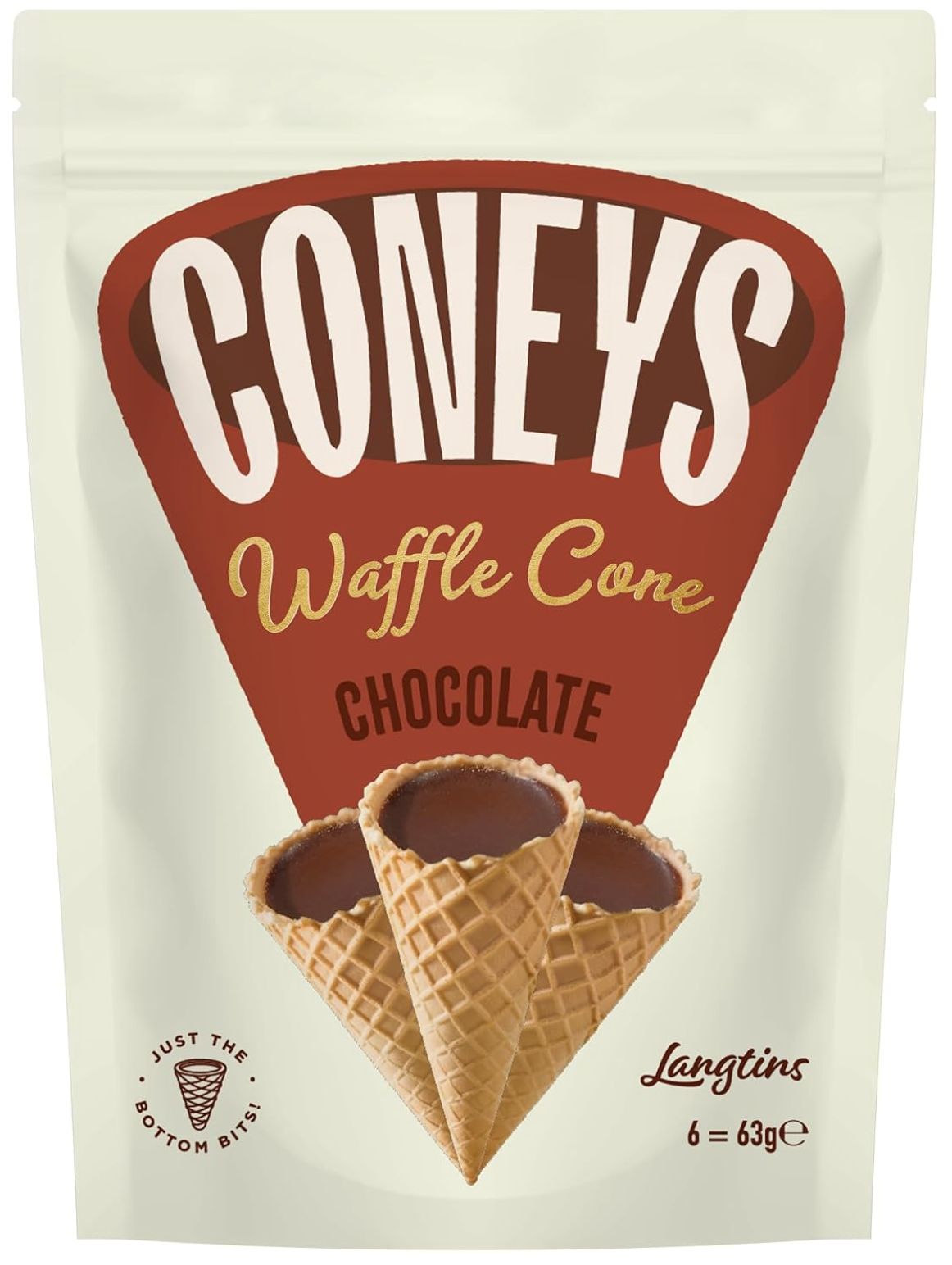 Coneys Wafer Milk Chocolate 63g Bag