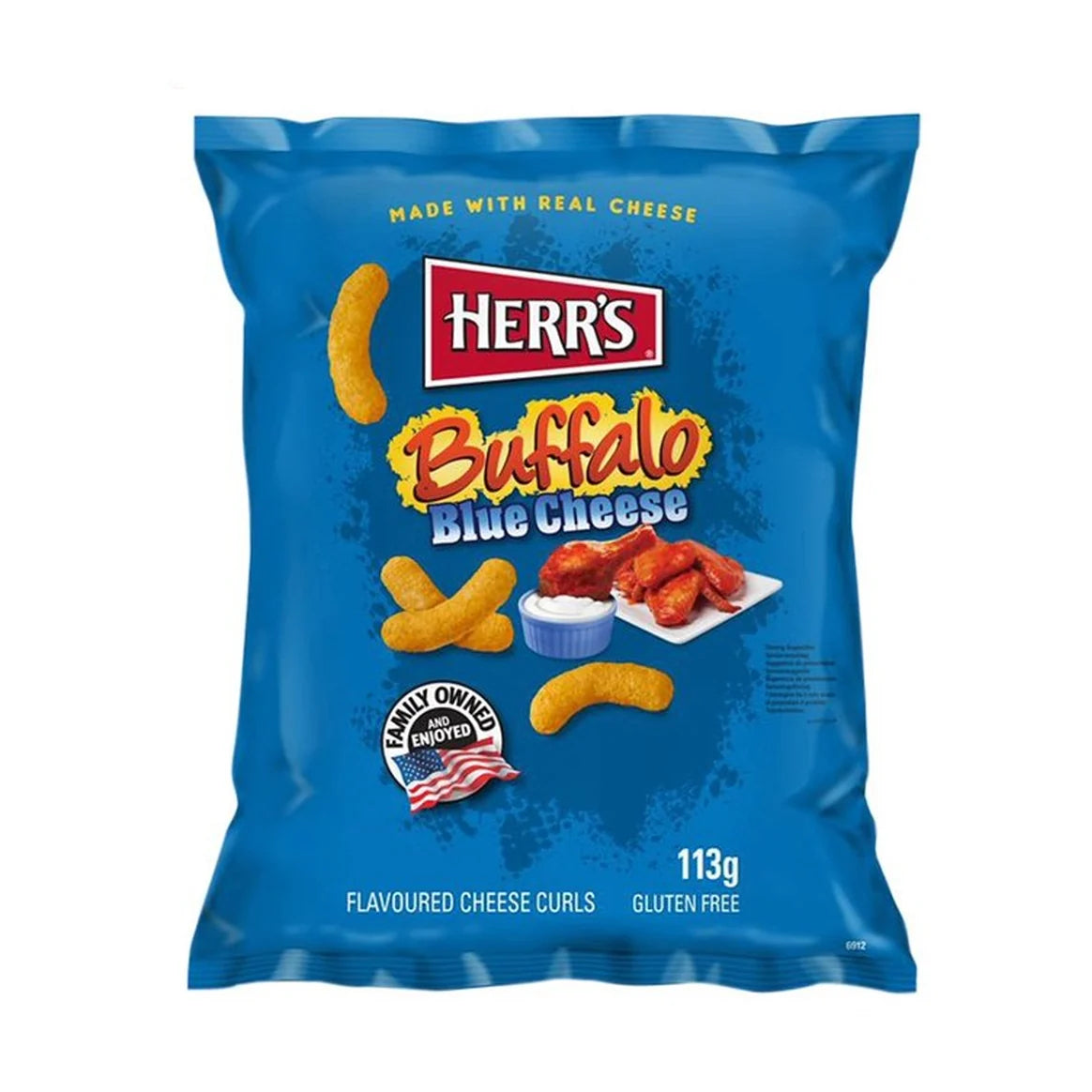 Herr's Buffalo Blue Cheese Curls 113g