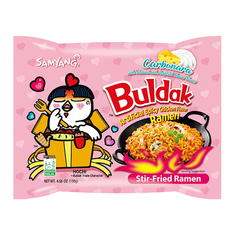 Samyang Buldak Carbonara Hot Chicken Ramen 140g
