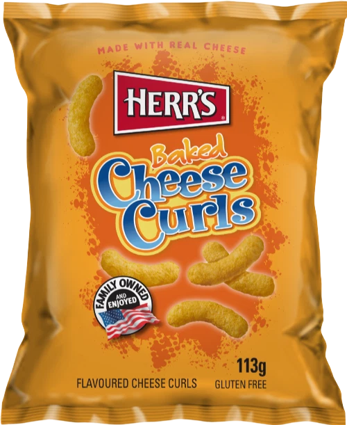 Herr's Baked Cheese Curls 113g