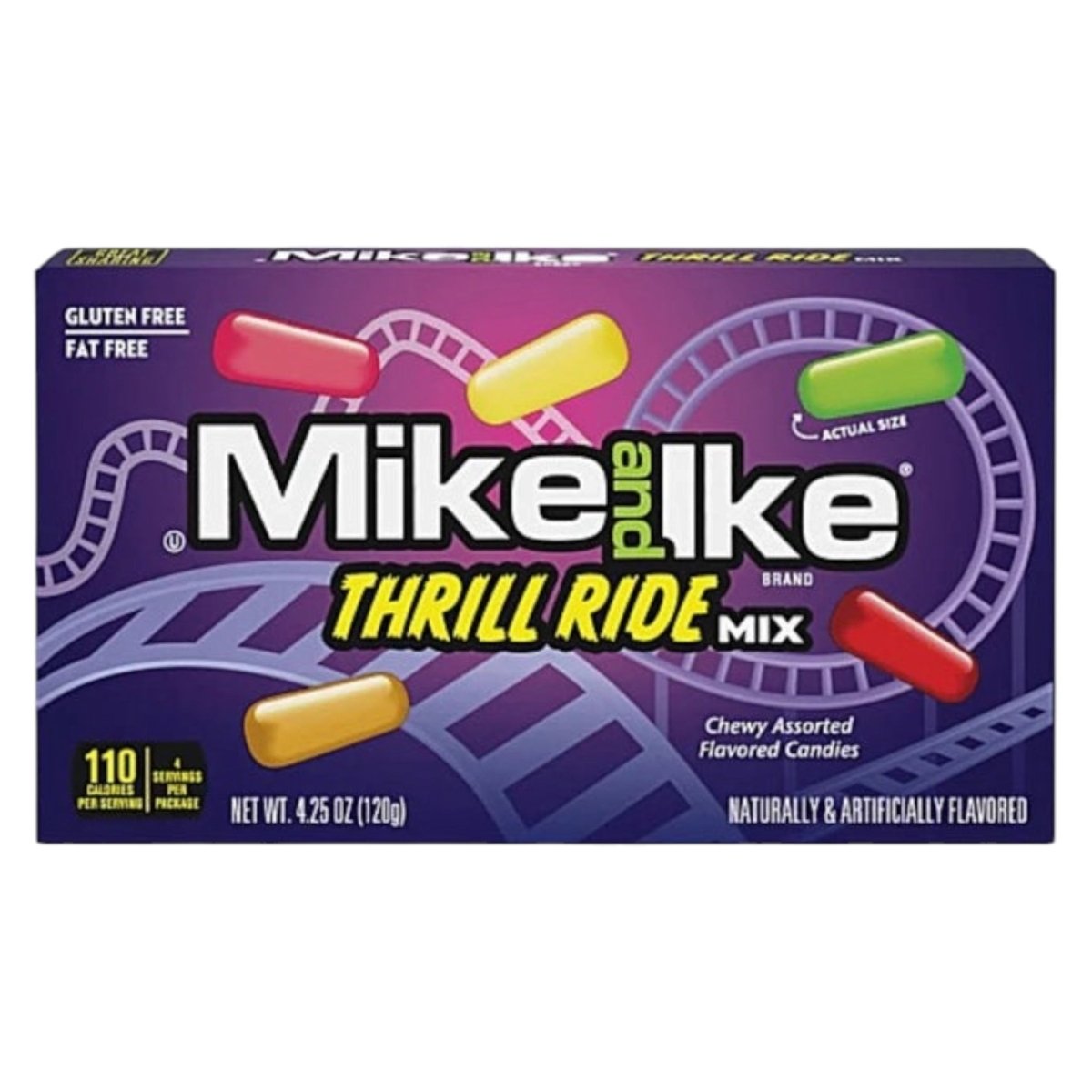 Mike and Ike Thrill Ride Mix 120g