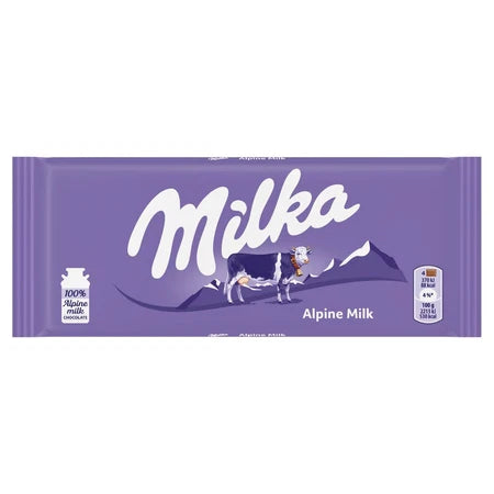 Milka Lapte Alpine Chocolate Bar