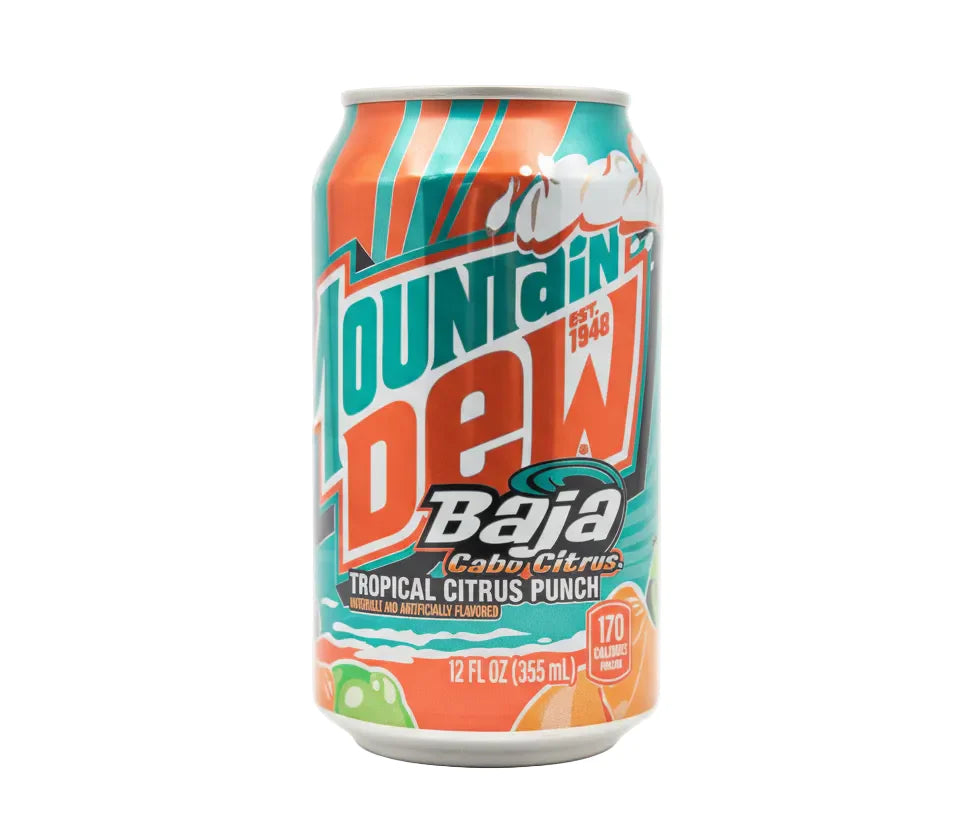 Mountain Dew Baja Cabo Citrus USA