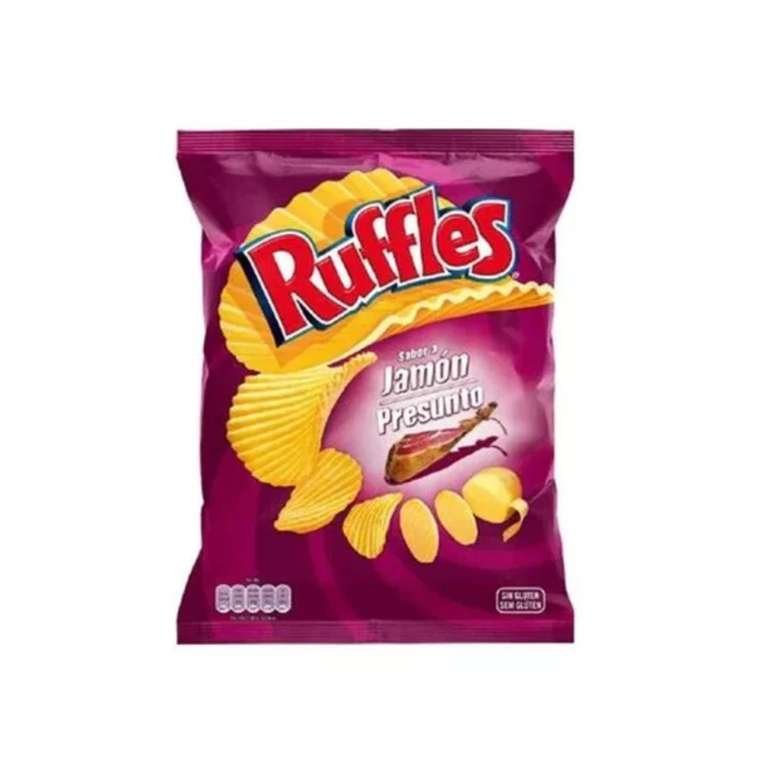 Ruffles Jamon Crisps 150g