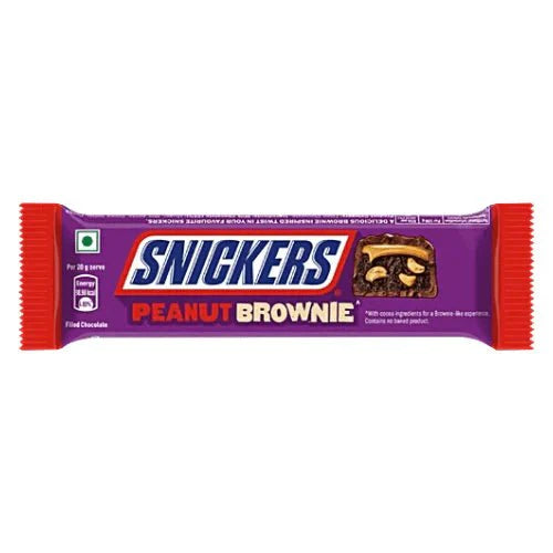 Snickers Peanut Brownie Chocolate Bar 45g USA