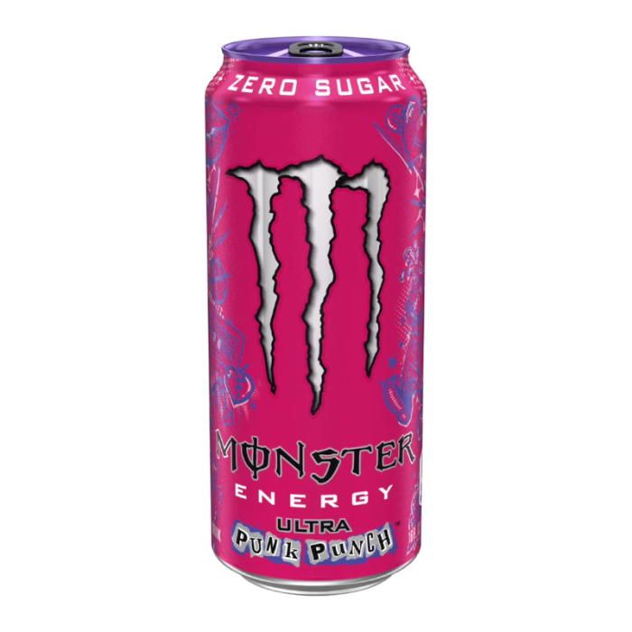 Ultra Punk Punch Zero Sugar Monster Energy Drink USA